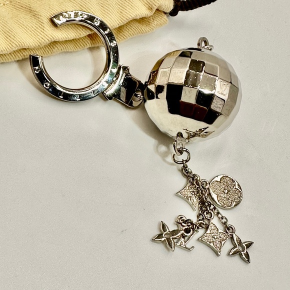 Louis Vuitton "Disco Ball" Bag Charm AUTHENTIC - Picture 16 of 16